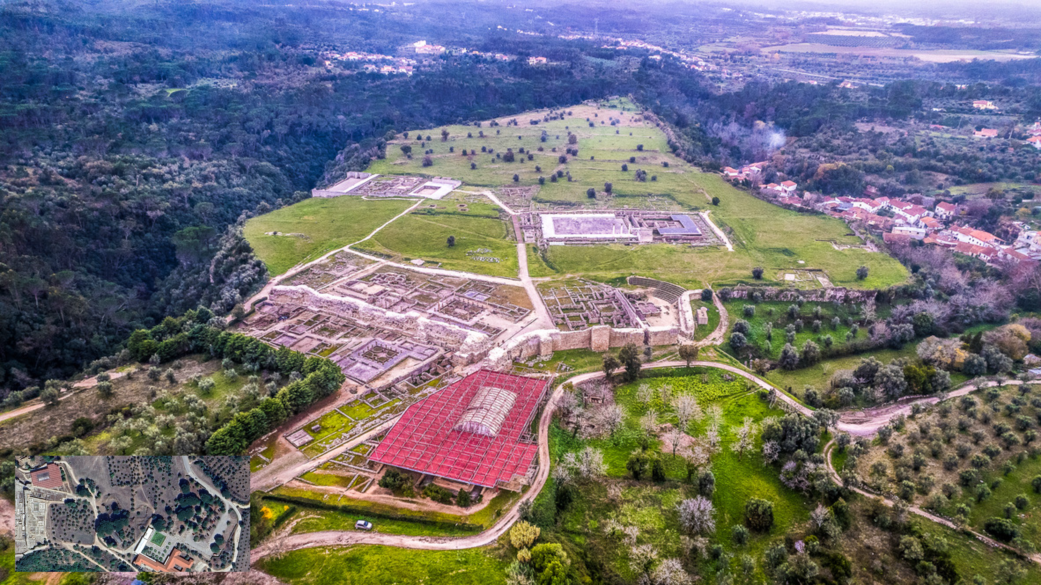 Mapa interativo de Conímbriga